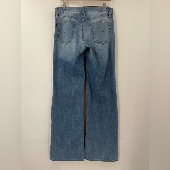 Hudson 28x25 Piper Wide Leg Jean Sky Blossom 0186 light wash low rise - Picture 6 of 12